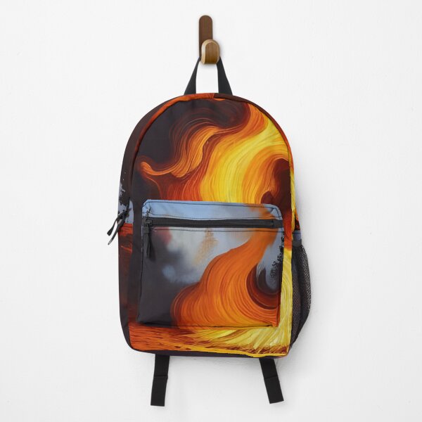 Item preview, Blazing Bonfire in the Forest, impasto, Ai Generated Art designed and sold by ACC .