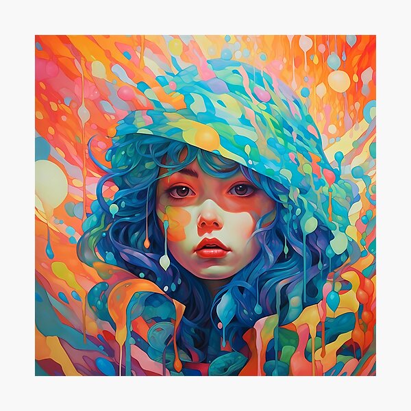 Bubblegum Beauty Canvas Artwork Photographic Print