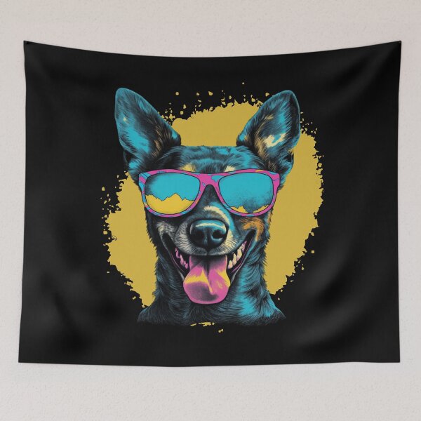 Item preview, Funny Dog With Sunglasses designed and sold by Dominika Bednarska.