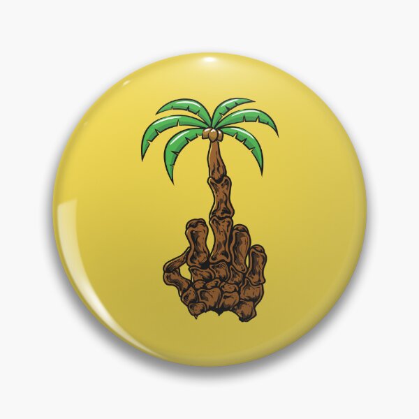 Artikelvorschau, Palm tree on skull hand  entworfen und verkauft von Donutlovers.