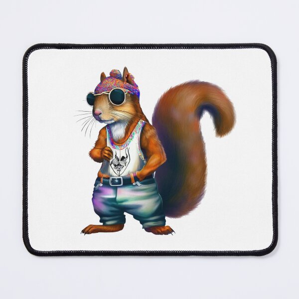 Item preview, Hipster Squirrel V2 designed and sold by HipsterAnimals.
