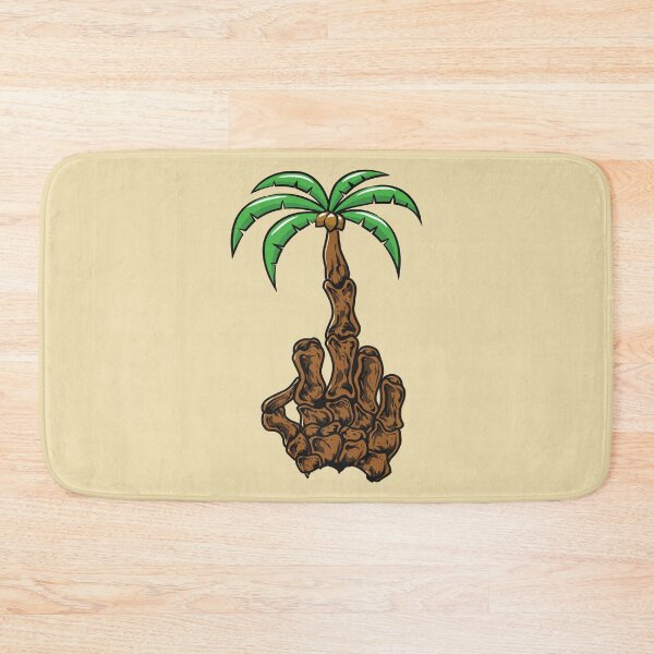Item preview, Palm tree on skull hand  designed and sold by Donutlovers.