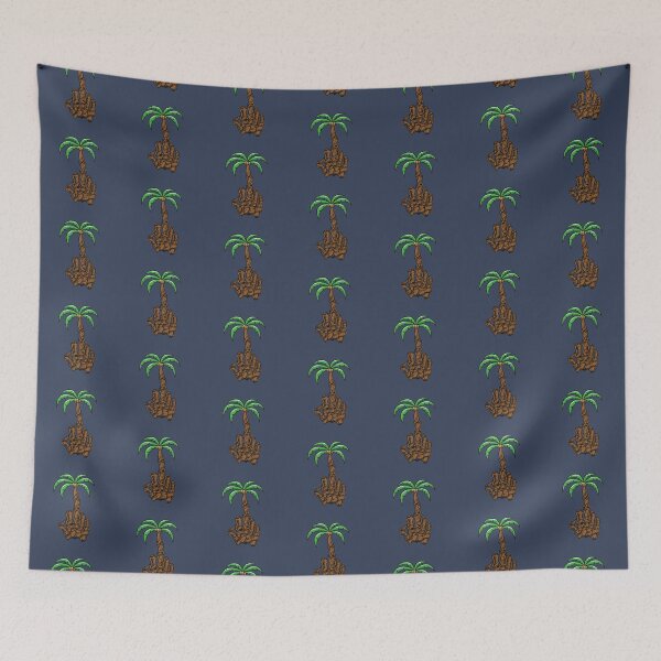 Item preview, Palm tree on skull hand  designed and sold by Donutlovers.