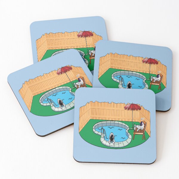 Item preview, Funny astronauts resting by the swimming pool  designed and sold by Donutlovers.