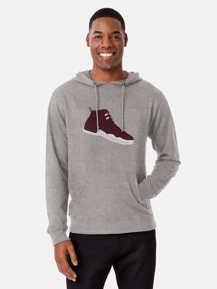 Jordan 12 bordeaux hoodie hotsell