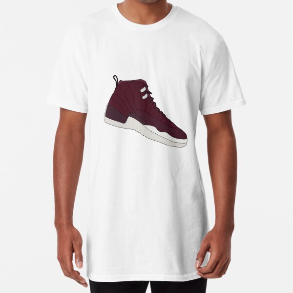 Jordan 12 hot sale bordeaux shirt