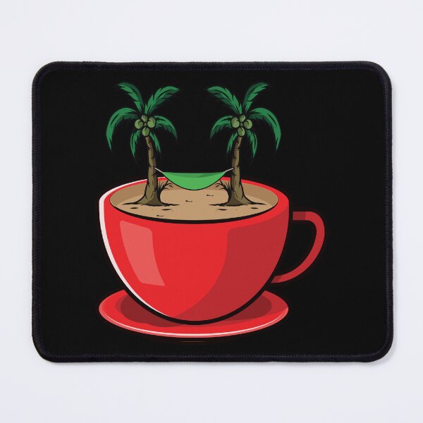 Item preview, Palm trees on a coffee cup designed and sold by Donutlovers.