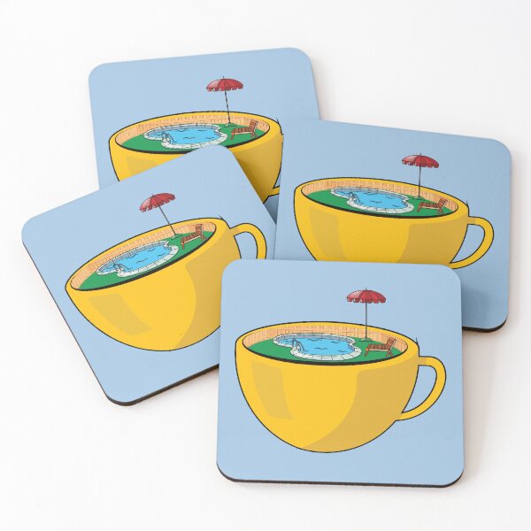 Item preview, Swimming pool on a coffee cup  designed and sold by Donutlovers.