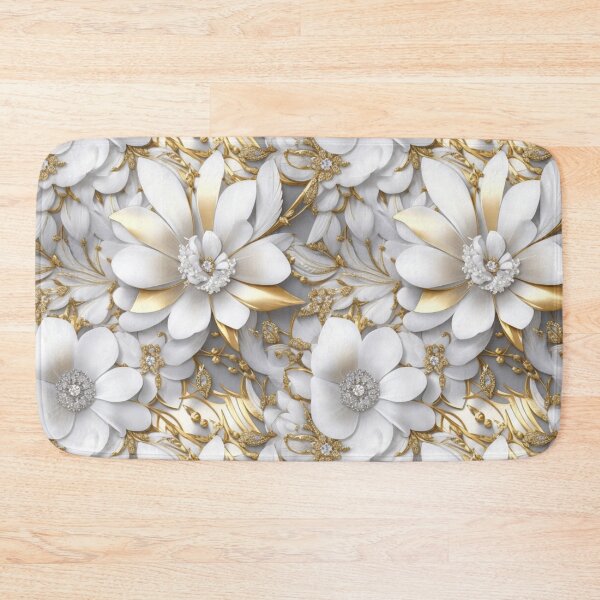 Item preview, "Glamourous floral splendor: Luxurious pattern in 4K" designed and sold by OasisOfGraphics.