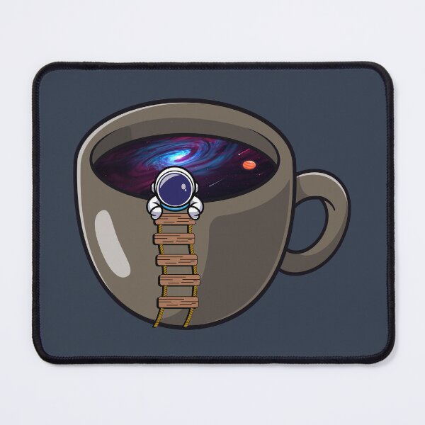 Item preview, Funny astronaut on coffee space cup designed and sold by Donutlovers.