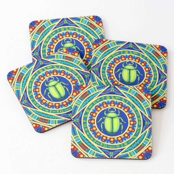 Item preview, Egyptian Scarab Mandala designed and sold by Soozie Wray.