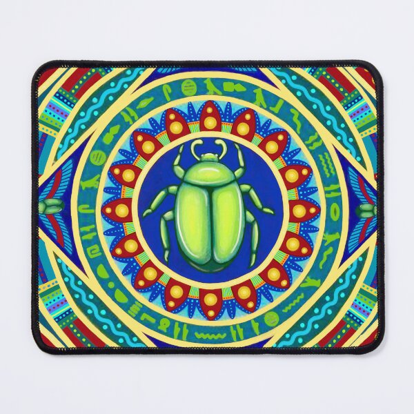 Item preview, Egyptian Scarab Mandala designed and sold by Soozie Wray.