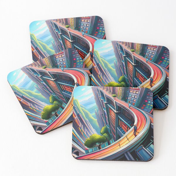 Item preview, High place in city, view from top designed and sold by vocej.