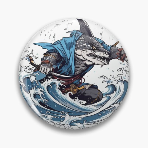 Item preview, Ccc3c_Samurai Shark_06 designed and sold by CritterCuties.