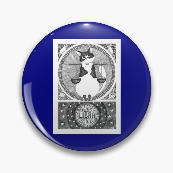 Item preview, Zodiac sign: Libra for cat lovers designed and sold by gatteria.