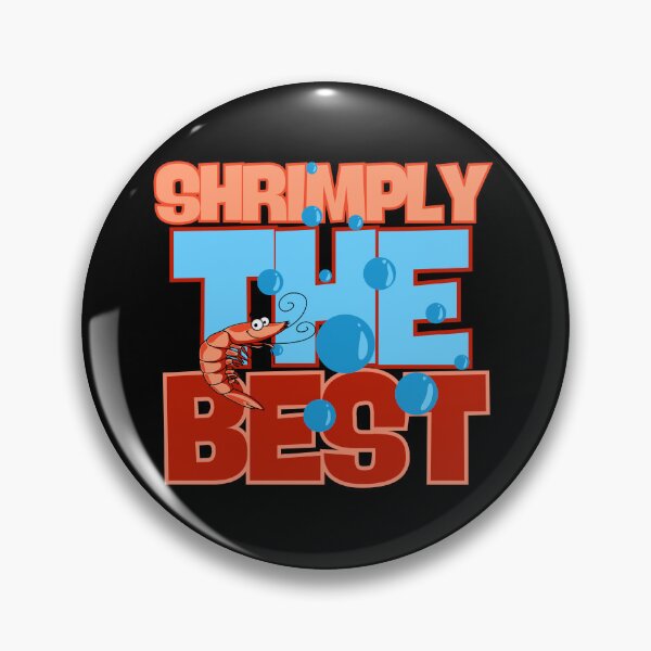 Item preview, Shrimply the Best: Funny & Cute Cartoon for Seafood Lovers! Enjoy the Pun-derful World of Shrimp & The Best Seafood Food! designed and sold by Drzamag.