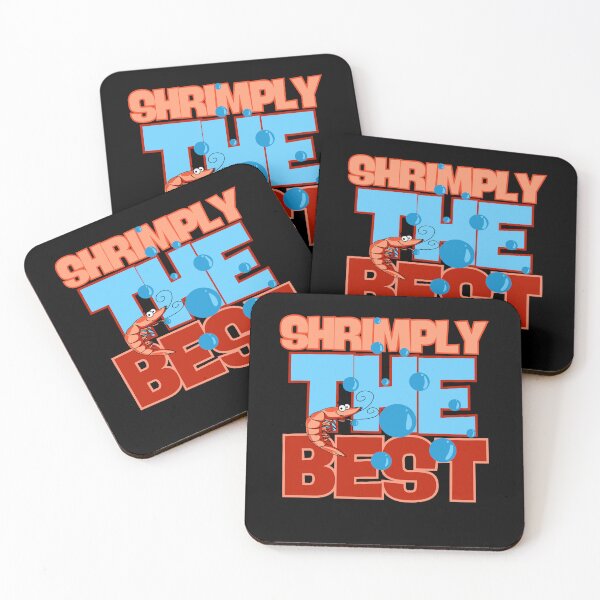 Item preview, Shrimply the Best: Funny & Cute Cartoon for Seafood Lovers! Enjoy the Pun-derful World of Shrimp & The Best Seafood Food! designed and sold by Drzamag.