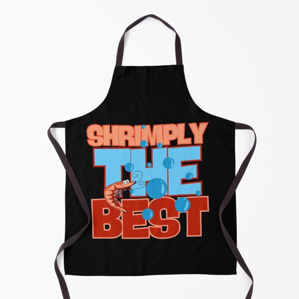 Item preview, Shrimply the Best: Funny & Cute Cartoon for Seafood Lovers! Enjoy the Pun-derful World of Shrimp & The Best Seafood Food! designed and sold by Drzamag.