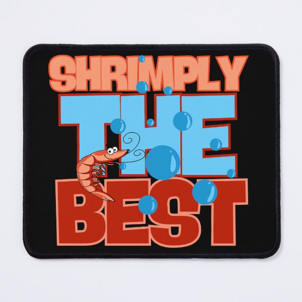 Item preview, Shrimply the Best: Funny & Cute Cartoon for Seafood Lovers! Enjoy the Pun-derful World of Shrimp & The Best Seafood Food! designed and sold by Drzamag.