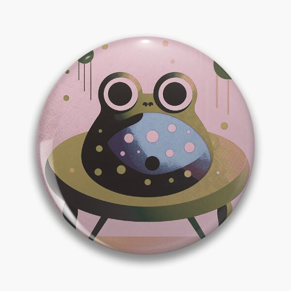 Item preview, Retro Mod Space Frog designed and sold by Monochrome-Dog.