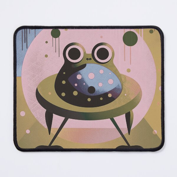 Item preview, Retro Mod Space Frog designed and sold by Monochrome-Dog.