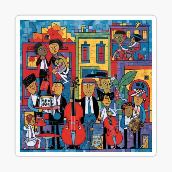 Item preview, New Orleans Jazz and Heritage Festival Blues designed and sold by Lumalees.
