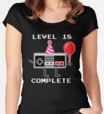 Level 18 Complete, 18th Birthday Gift Idea Women's Fitted Scoop T-Shirt