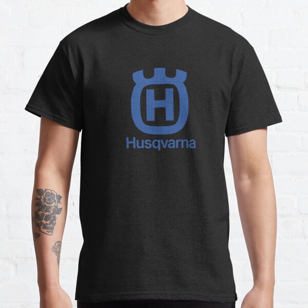 Husqvarna-Navy-Logo im Trend Classic T-Shirt