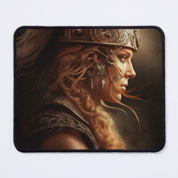 Item preview, Airbrush of a Female Celtic Warrior designed and sold by NoWayy.