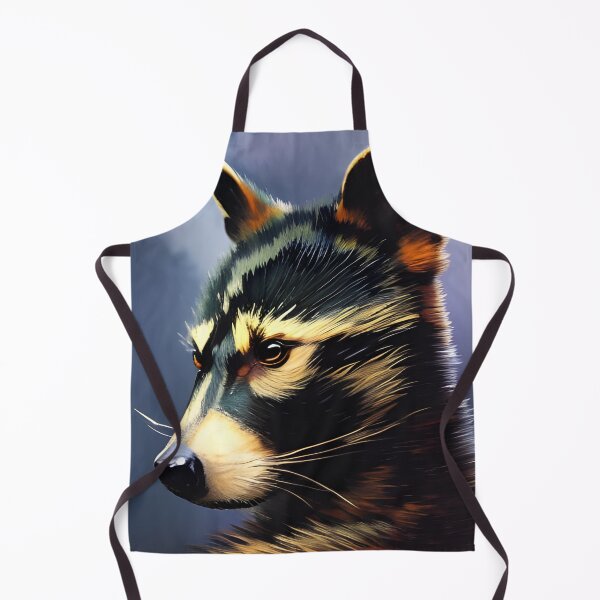 Item preview, Retrato de mapache, empaste, Ai Generated Art designed and sold by ACC .