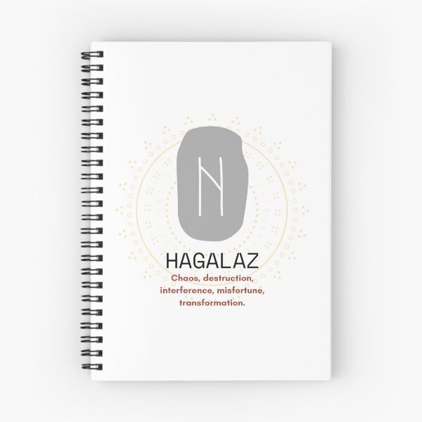Item preview, Hagalaz - The Hailstone Rune designed and sold by WrenCemetery.