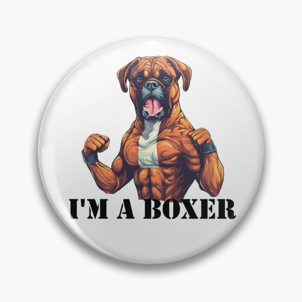 Item preview, Boxer Dog Boxing "I'm a Boxer" (black text) designed and sold by SADStyleDesigns.
