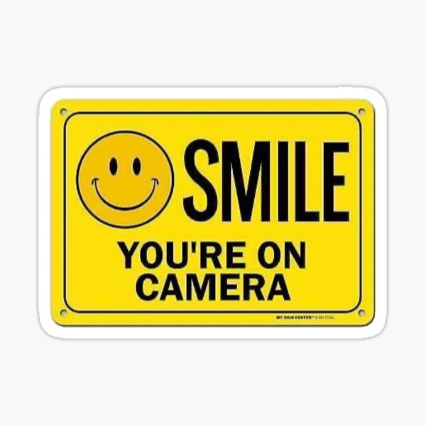 Item preview, Smile you’re on camera designed and sold by eemilystickers.