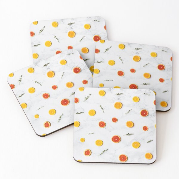 Item preview, Vibrant Citrus Delight - Juicy Citrus Fruits - White, Red & Yellow Delight Artwork  designed and sold by exclusivebucket.