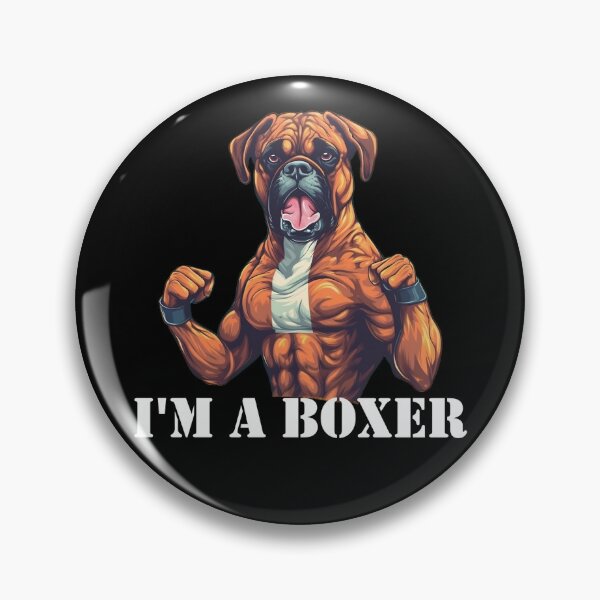 Item preview, Boxer Dog Boxing "I'm a Boxer" (white text) designed and sold by SADStyleDesigns.