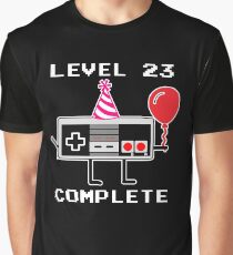 Level 23 Complete, 23th Birthday Gift Idea Graphic T-Shirt