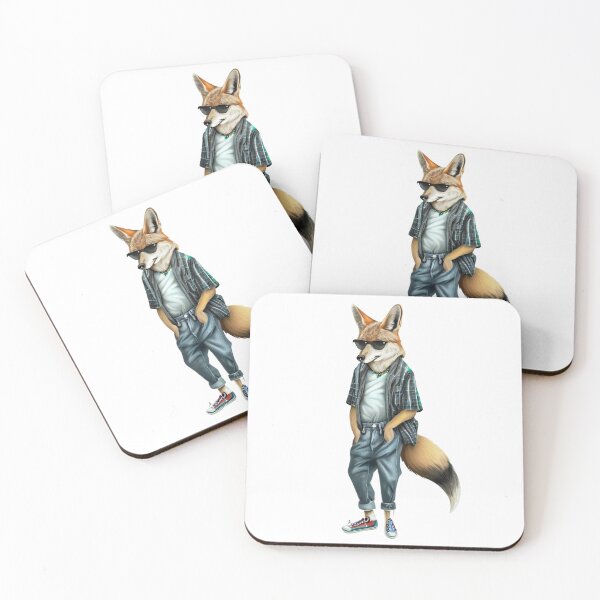Item preview, Hipster Fox V5 designed and sold by HipsterAnimals.