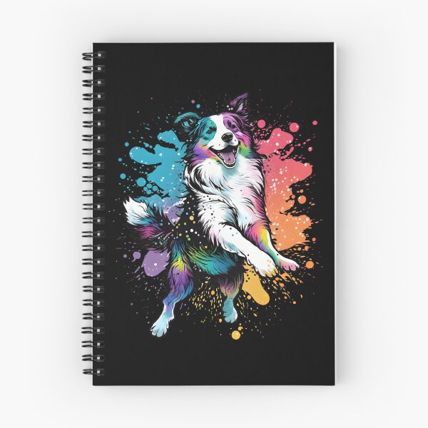 Item preview, Colorful Kawaii Dancing Border Collie designed and sold by Leonardo Palumbo.