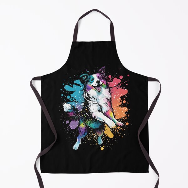 Item preview, Colorful Kawaii Dancing Border Collie designed and sold by Leonardo Palumbo.