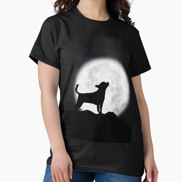 Item preview, Chihuahua, die am Mond heulen designed and sold by iBlack.