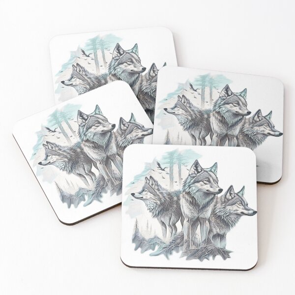 Item preview, Wolves designed and sold by flashcompact.
