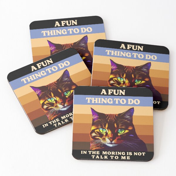 Item preview, A FUN THING TO DO IN THE MORING IS NOT TALK TO ME  designed and sold by Ndli.