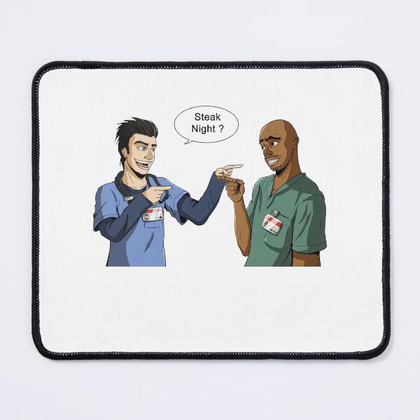 Item preview, Steak Night of J.D. and Turk (Scrubs) designed and sold by BanderHarlan.