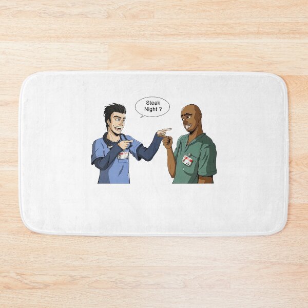 Item preview, Steak Night of J.D. and Turk (Scrubs) designed and sold by BanderHarlan.