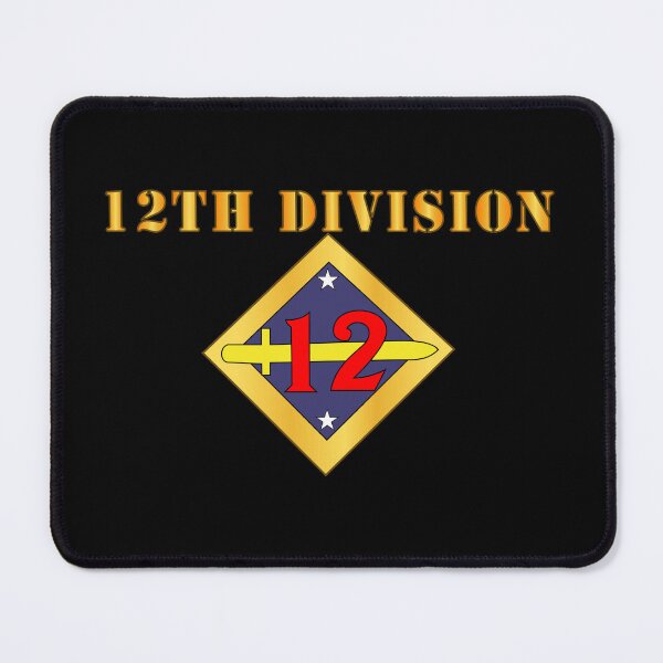 Item preview, Army - 12th Division designed and sold by Military Insignia Products.