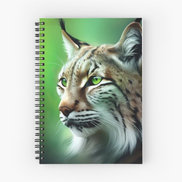 Item preview, Airbrush of a Lynx with Neon Green Effects designed and sold by NoWayy.
