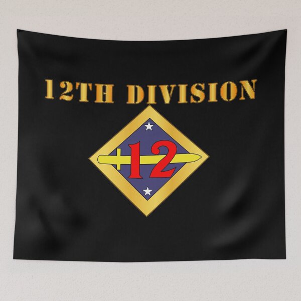 Item preview, Army - 12th Division designed and sold by Military Insignia Products.
