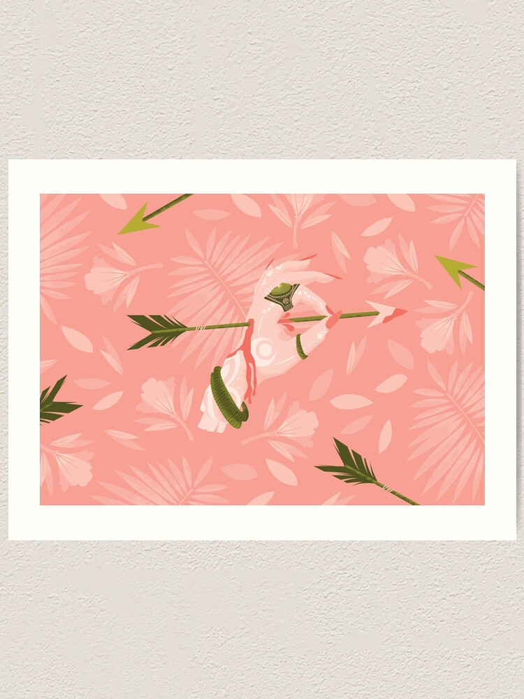 Alternate view of Shot through the hand Art Print