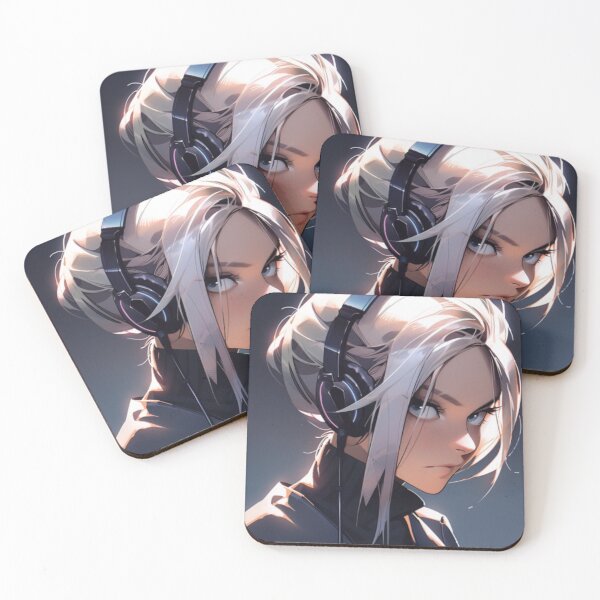 Item preview, Cute and Bold Super Agent Girl - An Exciting and Dynamic Anime Illustration designed and sold by Zibes-Limited.