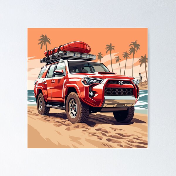 Item preview, Toyota 4Runner Summer On The Beach designed and sold by ChelaDesigns.